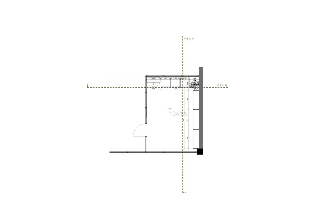Planta apresentando a Proposta e layout no projeto Corner IAPMEI, localizado em Lisboa, Portugal.