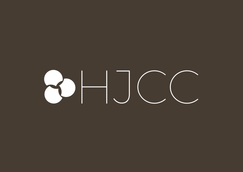 Diagrama apresentando o Estudo de contraste funcional de cores no projeto Logótipo HJCC, localizado em Lisboa, Portugal.