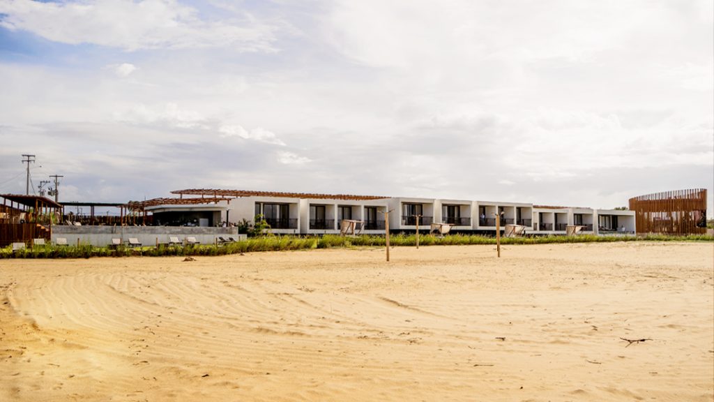 Fotografia apresentando o Vista geral do hotel no projeto Hotel Nanii, localizado em Rio Grande do Norte, Brasil.